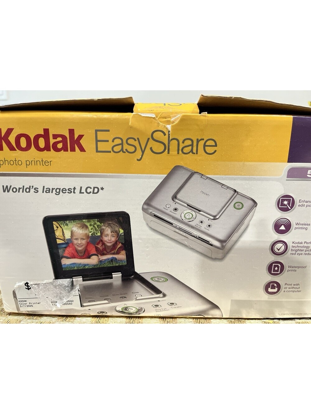 Kodak Easyshare 500 Photo Color Printer NEVER USED IN BOX